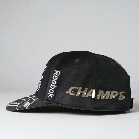 REEBOK OSFM PITTSBURGH PENGUINS 2017 Stanley Cup Champs Snapback - Picture 2 of 7